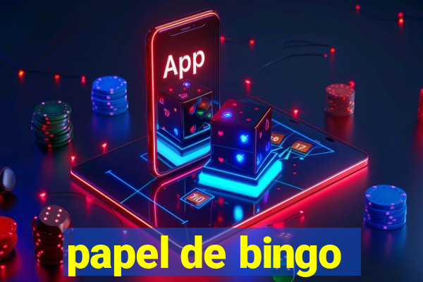 papel de bingo